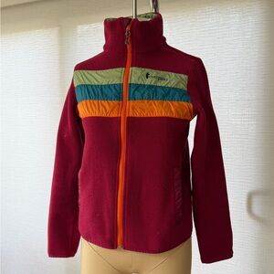 Cotopaxi Maroon & Light Green Outdoor Jacket S